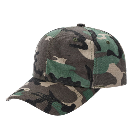 Camouflage Snapback or Buckle Velcro Adjustable Camo Baseball Cap