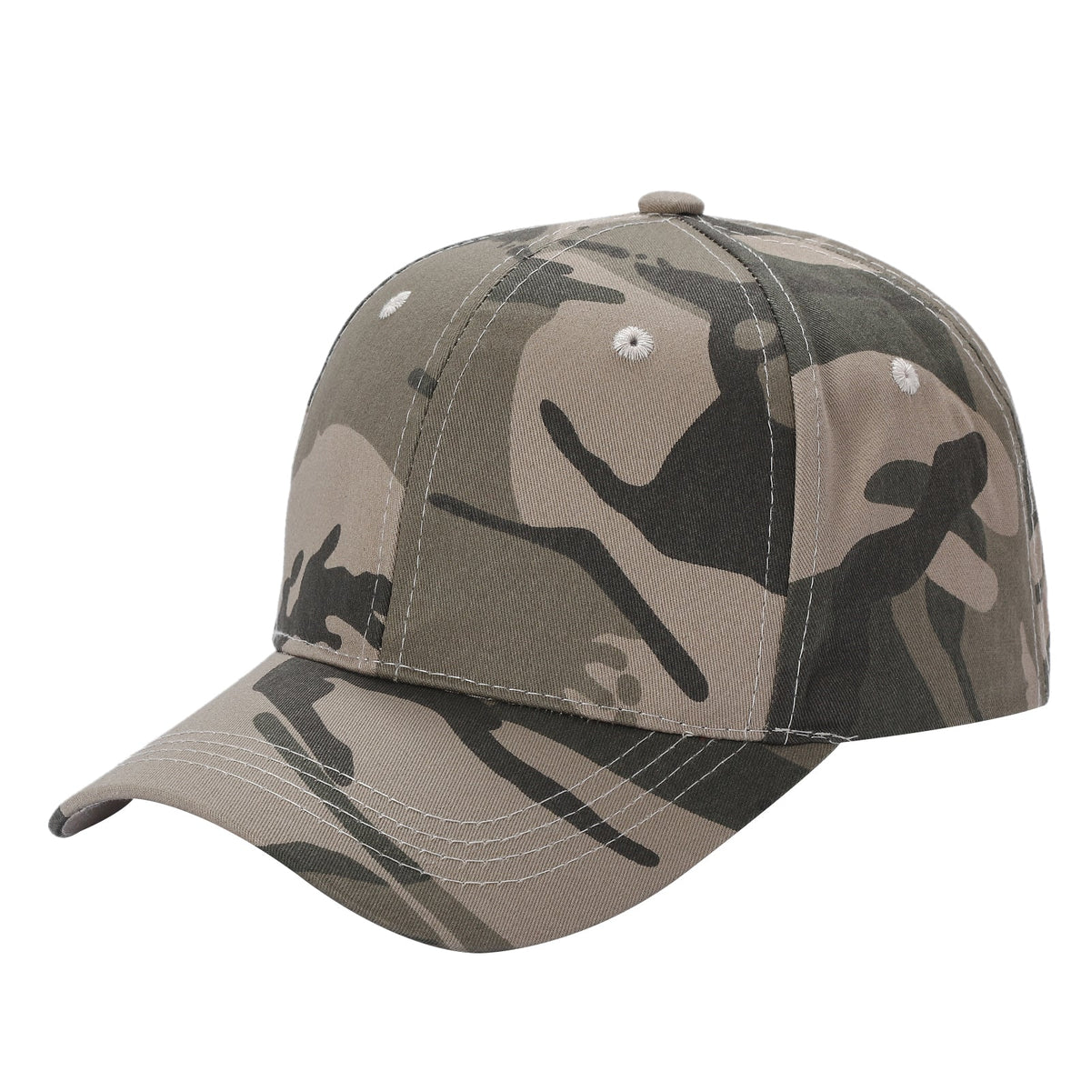 Camouflage Snapback or Buckle Velcro Adjustable Camo Baseball Cap