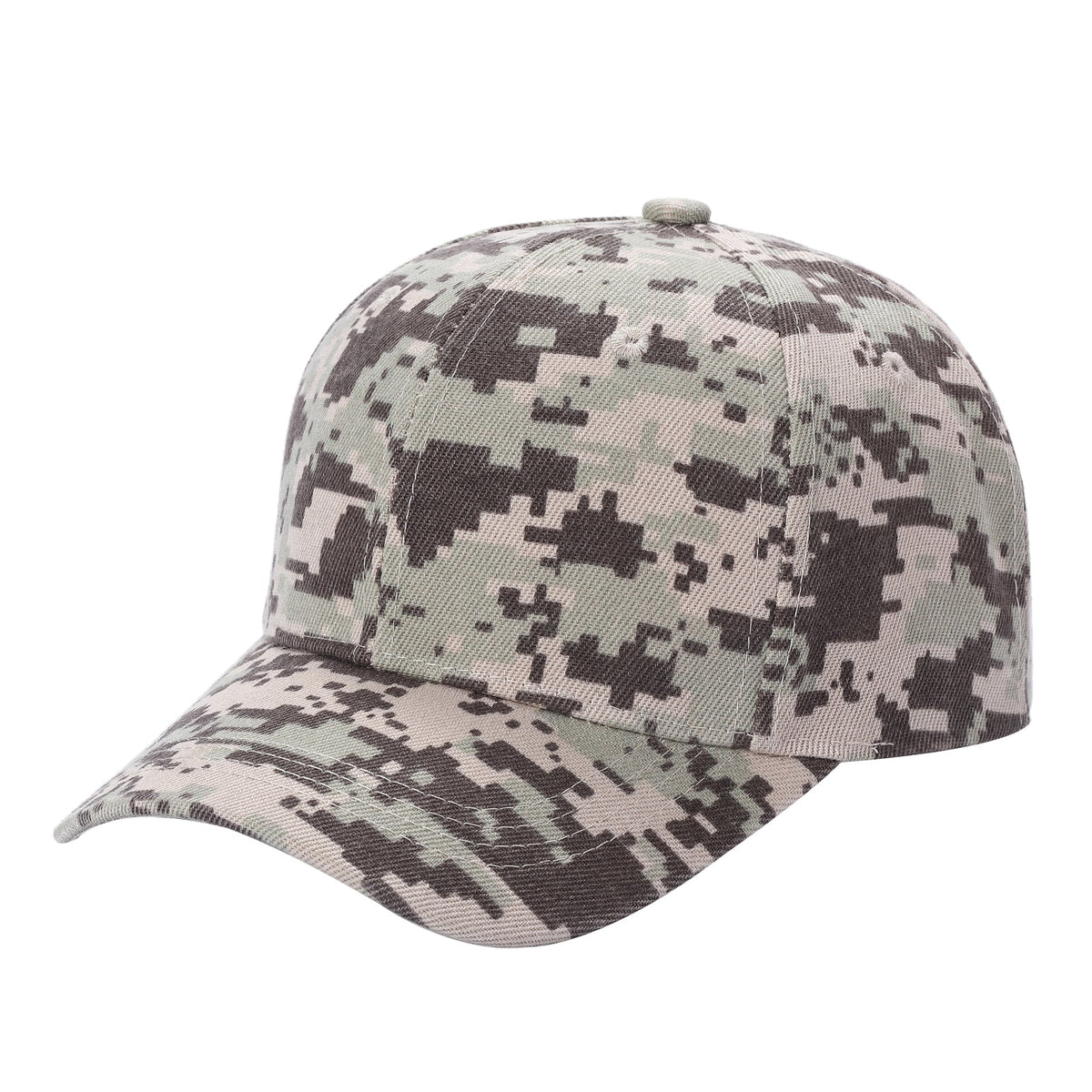Camouflage Snapback or Buckle Velcro Adjustable Camo Baseball Cap