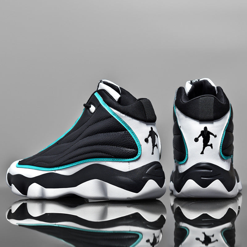 Trendy Basketball Shoes /  Thick Bottom, Wear-resistant, High-top