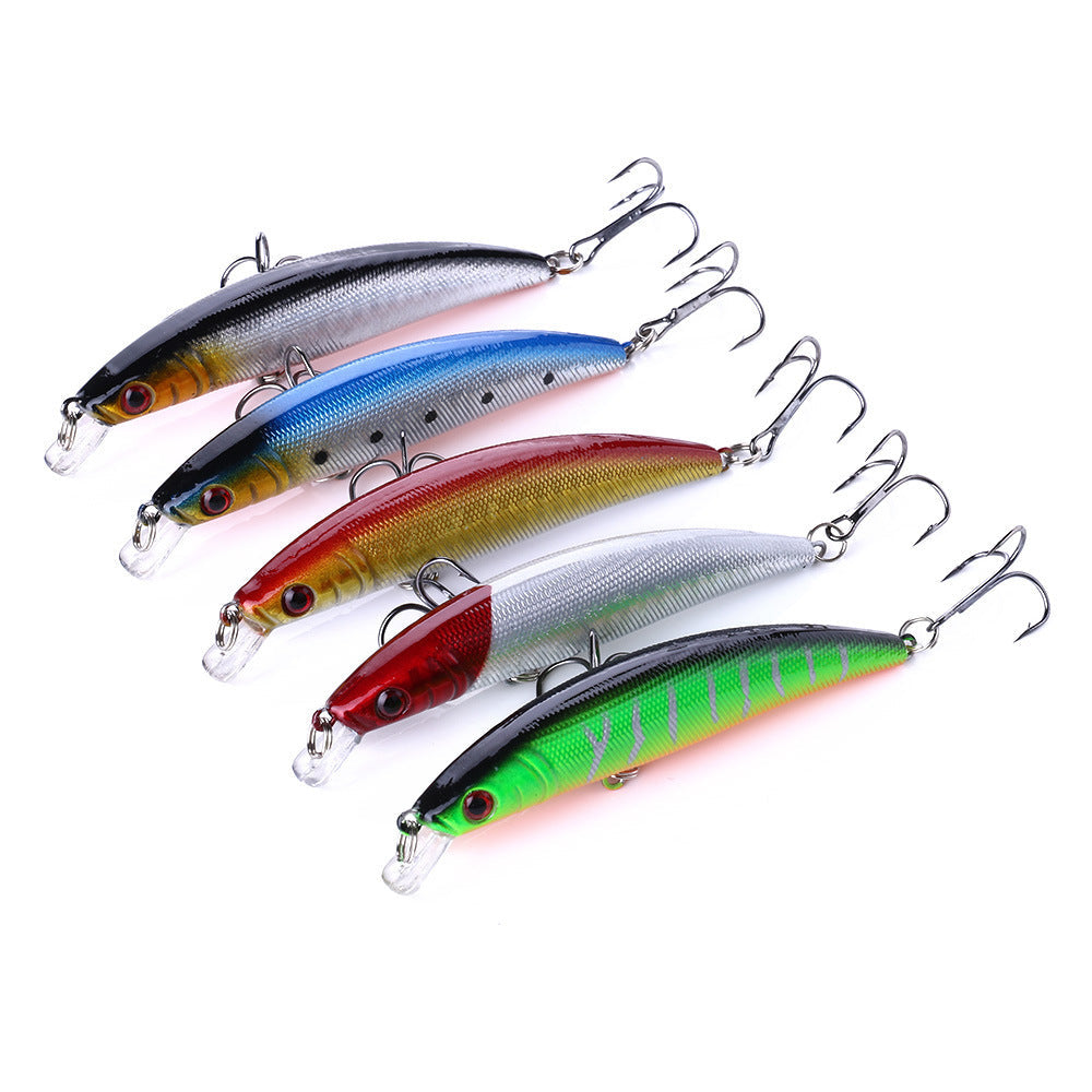 43-Piece Portable Fishing Gear Set - Plastic Bait