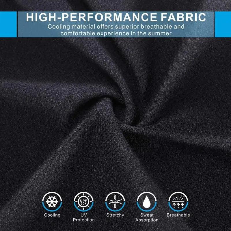 Black Men Unisex Cooling Arm Sleeves Cover / Running, Sun Protection, Outdoor Activities, Sleeve Cooling Sports Sleeve