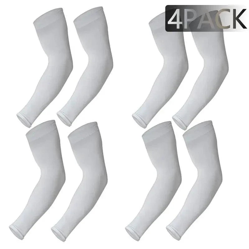 Black Men Unisex Cooling Arm Sleeves Cover / Running, Sun Protection, Outdoor Activities, Sleeve Cooling Sports Sleeve