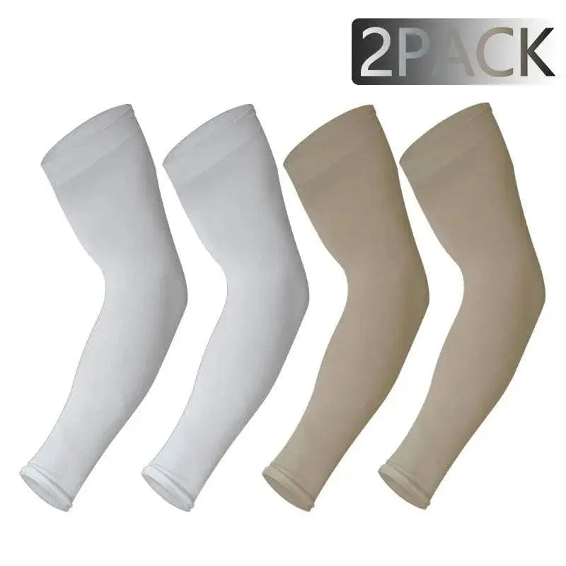 Black Men Unisex Cooling Arm Sleeves Cover / Running, Sun Protection, Outdoor Activities, Sleeve Cooling Sports Sleeve