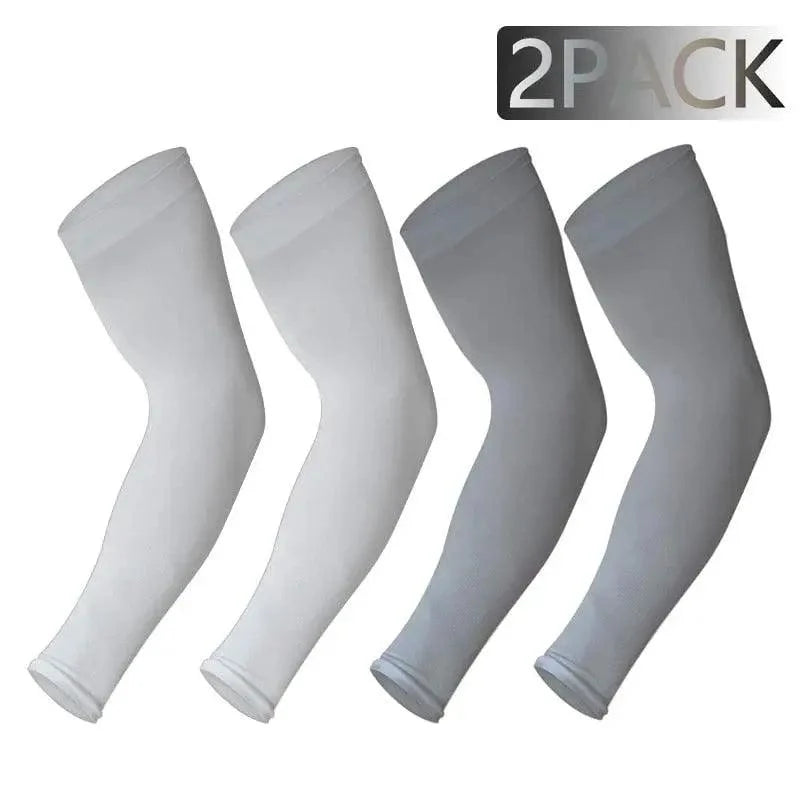 Black Men Unisex Cooling Arm Sleeves Cover / Running, Sun Protection, Outdoor Activities, Sleeve Cooling Sports Sleeve