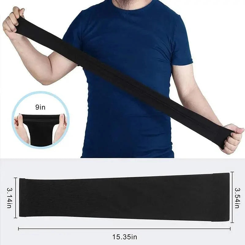 Black Men Unisex Cooling Arm Sleeves Cover / Running, Sun Protection, Outdoor Activities, Sleeve Cooling Sports Sleeve