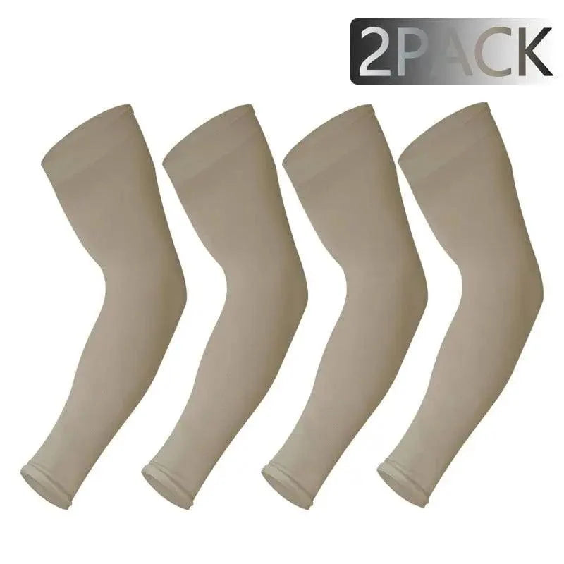 Black Men Unisex Cooling Arm Sleeves Cover / Running, Sun Protection, Outdoor Activities, Sleeve Cooling Sports Sleeve