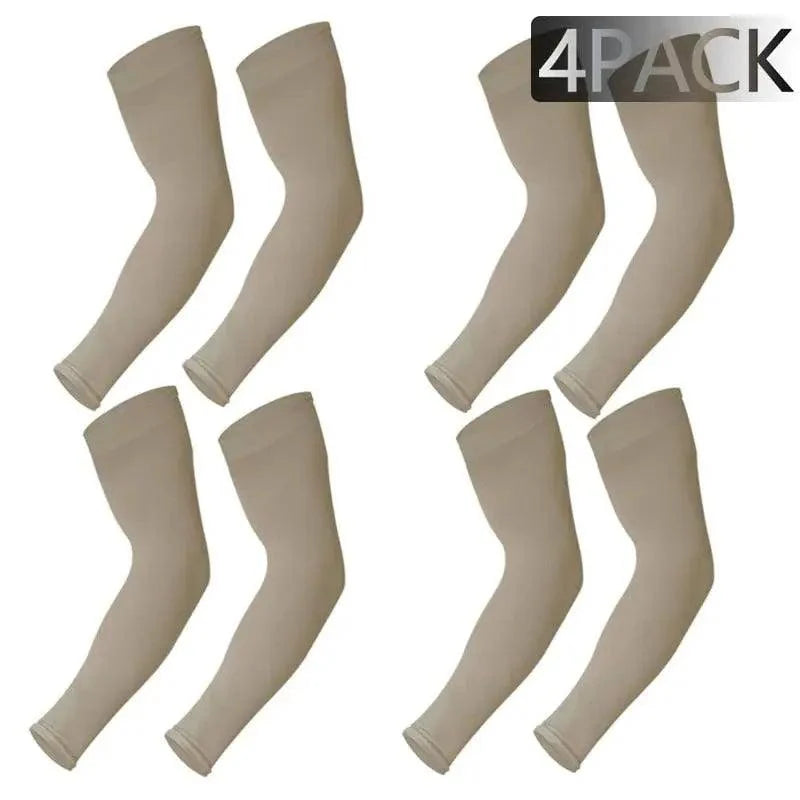 Black Men Unisex Cooling Arm Sleeves Cover / Running, Sun Protection, Outdoor Activities, Sleeve Cooling Sports Sleeve