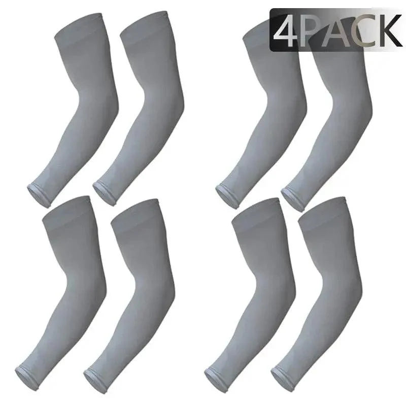 Black Men Unisex Cooling Arm Sleeves Cover / Running, Sun Protection, Outdoor Activities, Sleeve Cooling Sports Sleeve