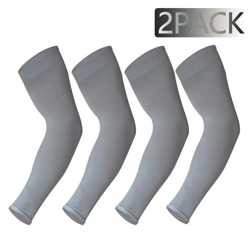 Black Men Unisex Cooling Arm Sleeves Cover / Running, Sun Protection, Outdoor Activities, Sleeve Cooling Sports Sleeve