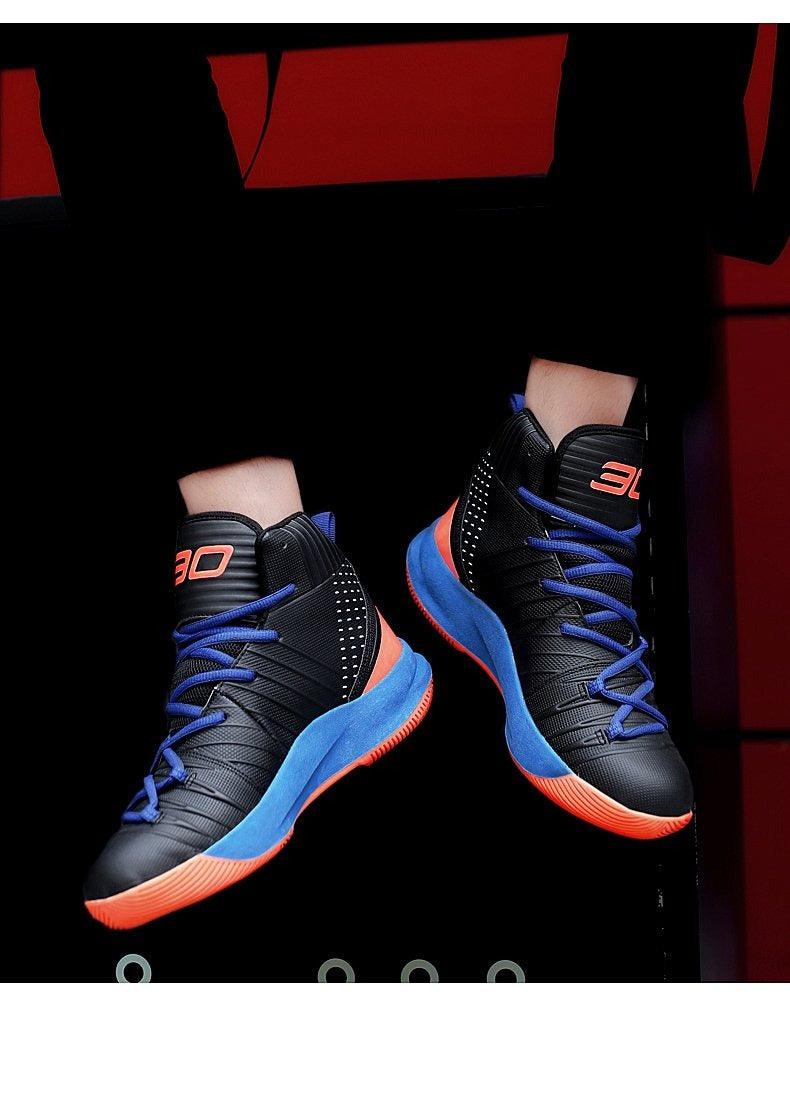 Men's High Quality Basketball Shoes / Boys Basketball Shoes, Autumn High Top, Anti Slip Sports Sneakers