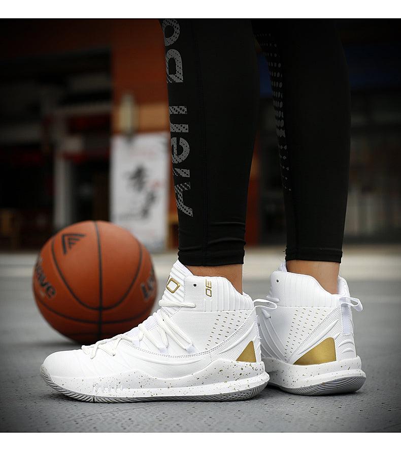 Men's High Quality Basketball Shoes / Boys Basketball Shoes, Autumn High Top, Anti Slip Sports Sneakers