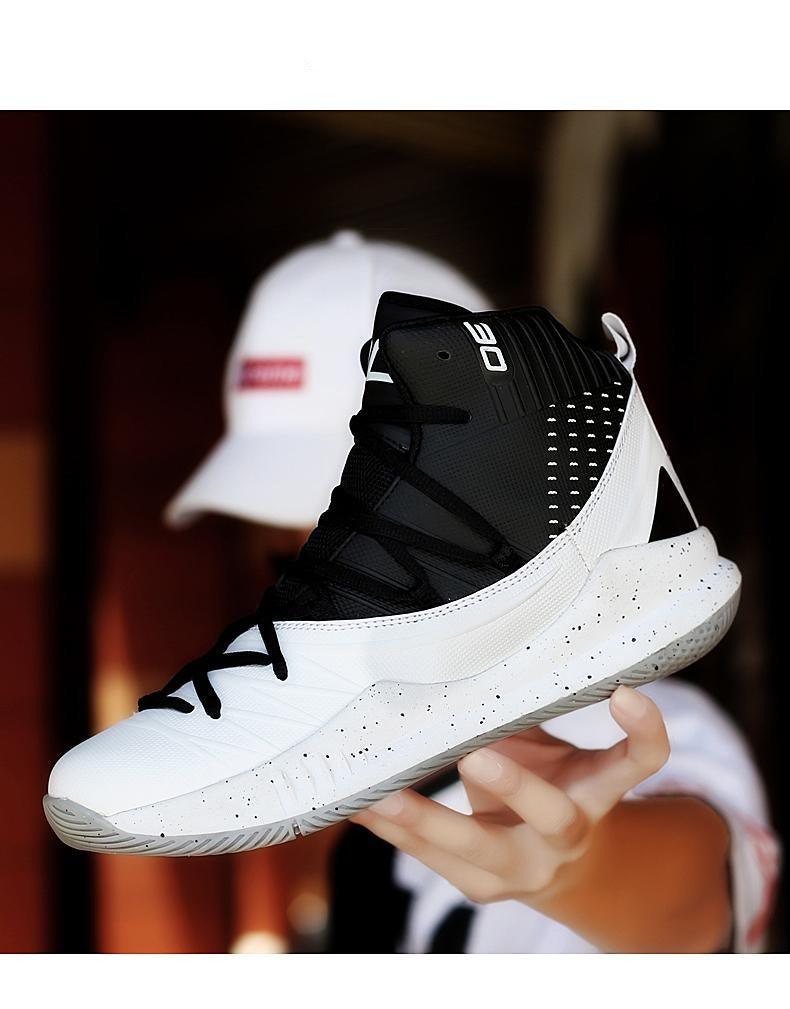 Men's High Quality Basketball Shoes / Boys Basketball Shoes, Autumn High Top, Anti Slip Sports Sneakers