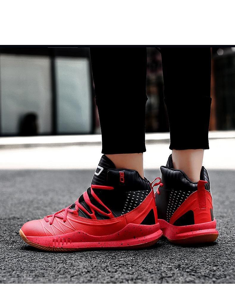 Men's High Quality Basketball Shoes / Boys Basketball Shoes, Autumn High Top, Anti Slip Sports Sneakers