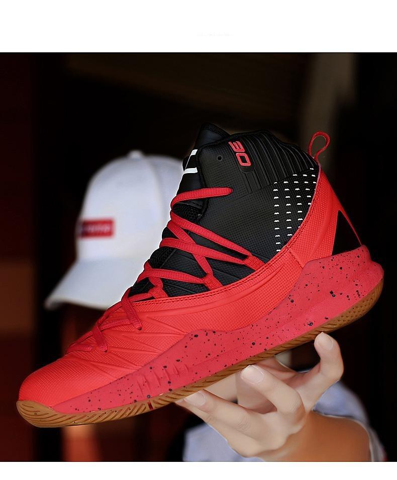 Men's High Quality Basketball Shoes / Boys Basketball Shoes, Autumn High Top, Anti Slip Sports Sneakers
