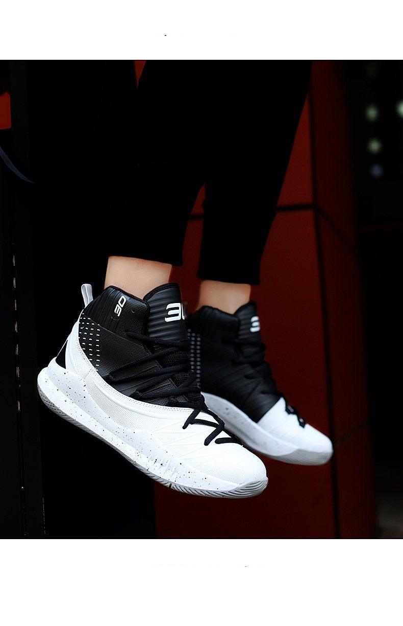 Men's High Quality Basketball Shoes / Boys Basketball Shoes, Autumn High Top, Anti Slip Sports Sneakers