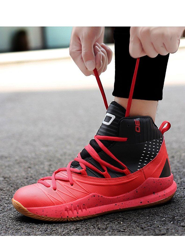 Men's High Quality Basketball Shoes / Boys Basketball Shoes, Autumn High Top, Anti Slip Sports Sneakers