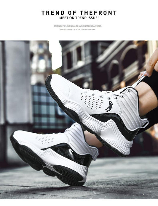 Men's High Quality Basketball Shoes / Boys Basketball Shoes, Autumn High Top, Anti Slip Sports Sneakers