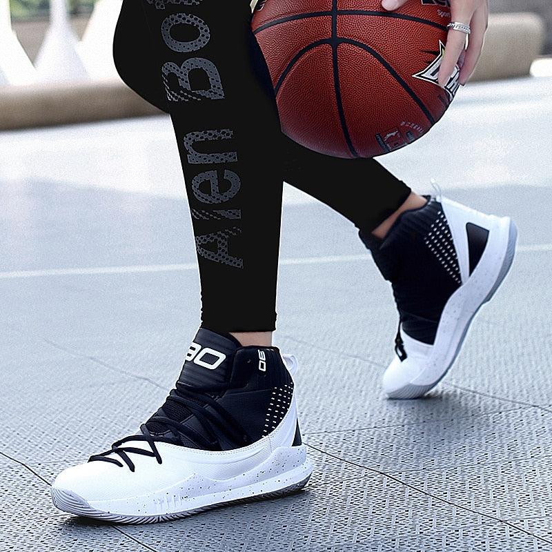 Men's High Quality Basketball Shoes / Boys Basketball Shoes, Autumn High Top, Anti Slip Sports Sneakers