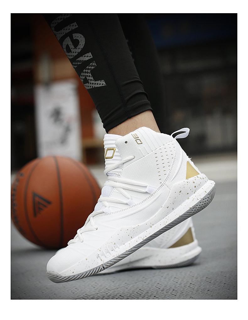 Men's High Quality Basketball Shoes / Boys Basketball Shoes, Autumn High Top, Anti Slip Sports Sneakers