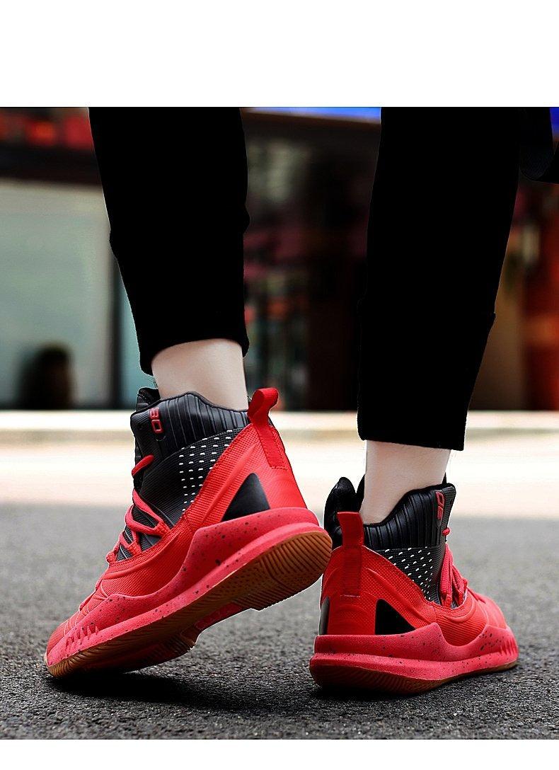 Men's High Quality Basketball Shoes / Boys Basketball Shoes, Autumn High Top, Anti Slip Sports Sneakers
