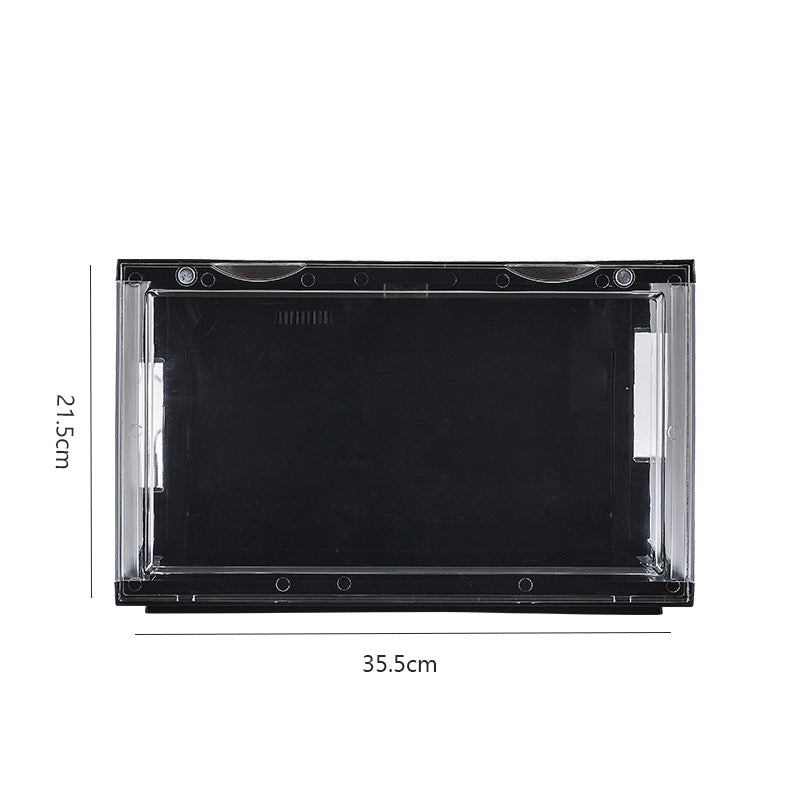Acrylic Plastic Basketball Shoes Storage Box / Side Door