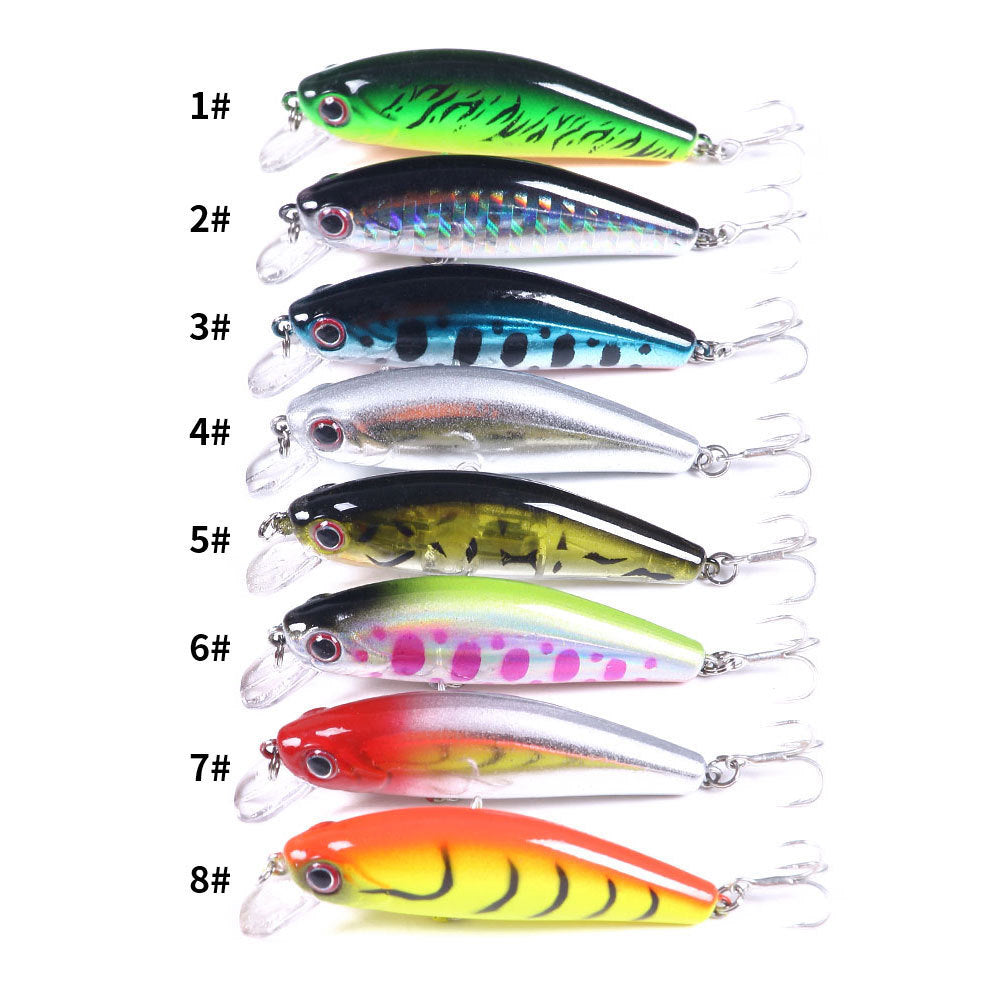 43-Piece Portable Fishing Gear Set - Plastic Bait