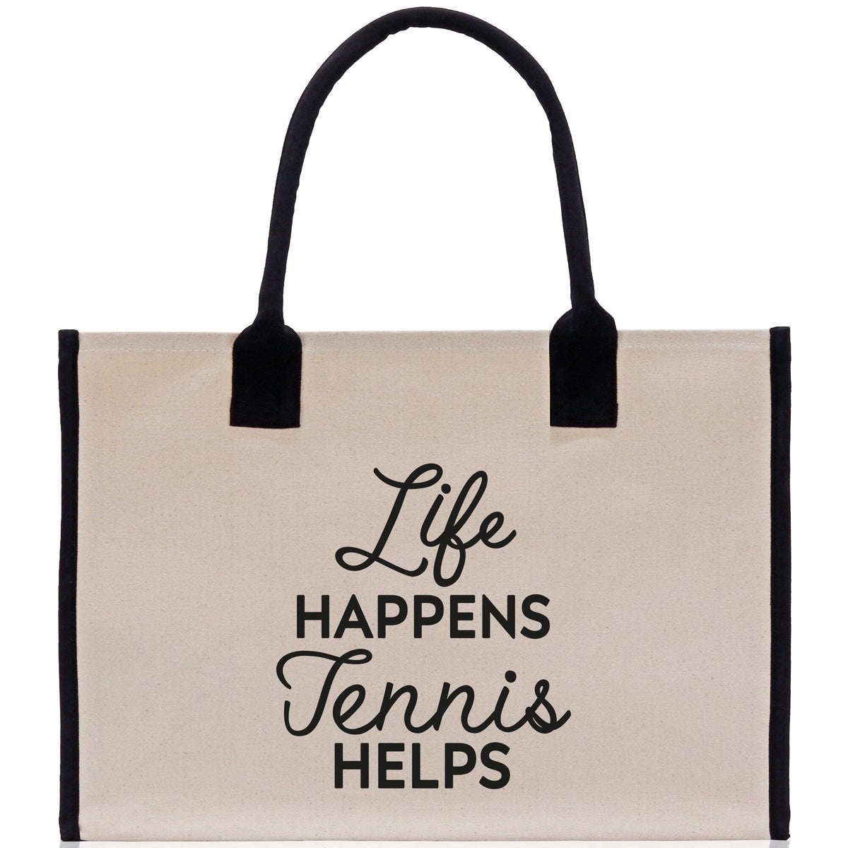 Tennis Canvas Tote Bag