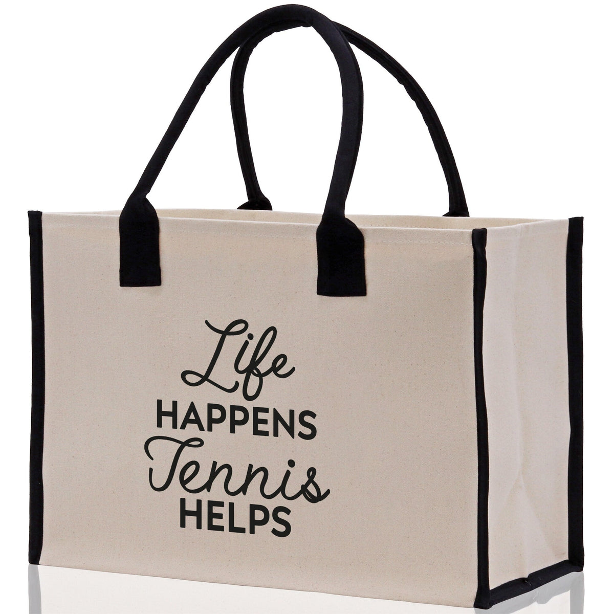 Tennis Canvas Tote Bag