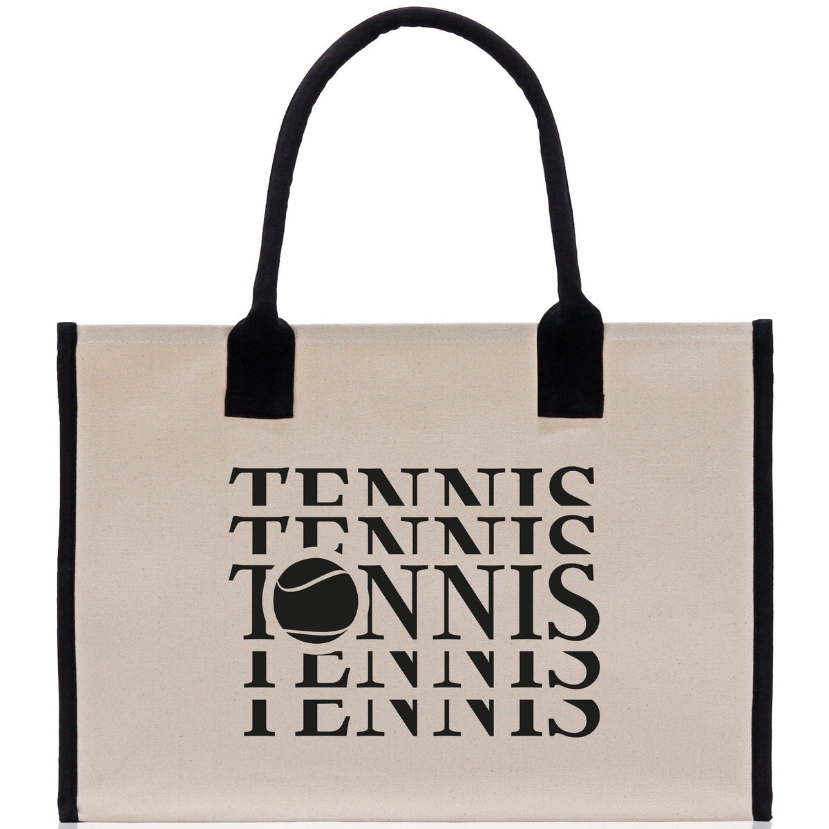 Tennis Canvas Tote Bag
