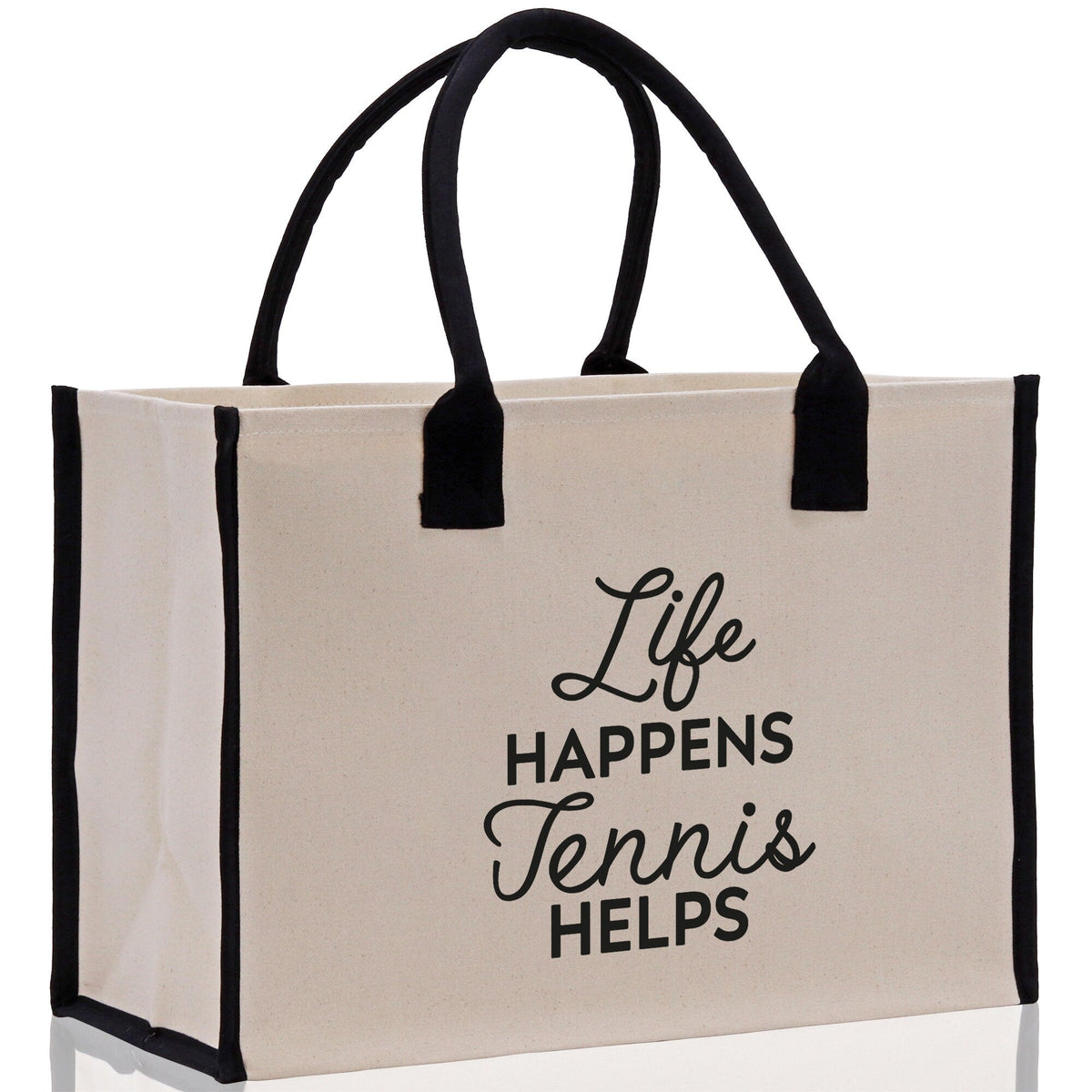 Tennis Canvas Tote Bag