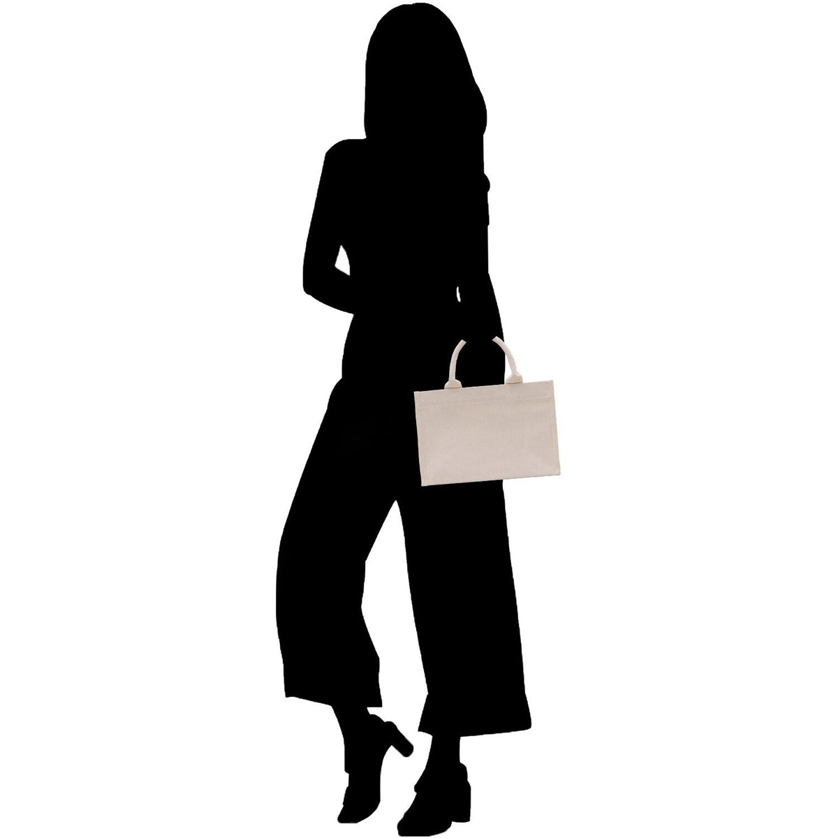 Tennis Silhouette Pulse Cotton Canvas Tote Bag