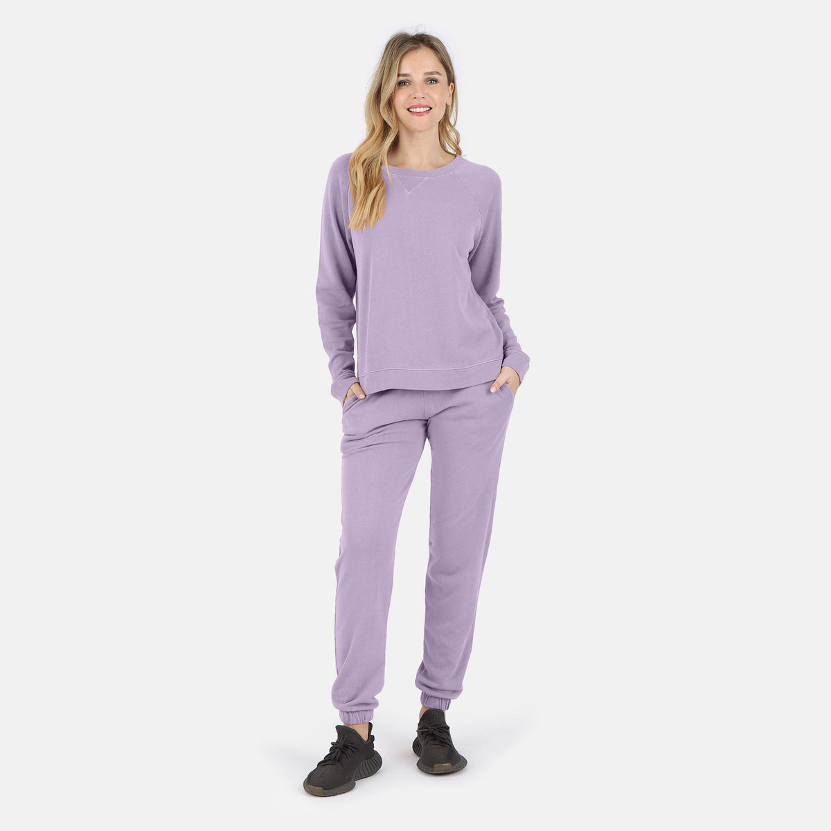 Women's Melody Everyday Organic Cotton Sweatpant - Lavender