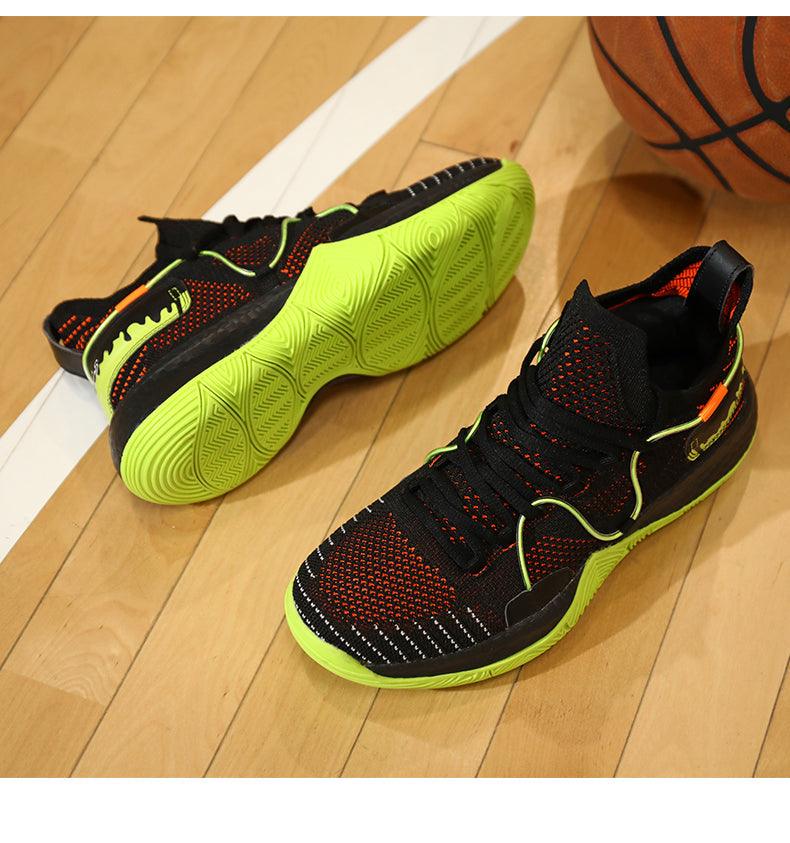 Men's Breathable Basketball Shoes - Shockproof High Top Sneakers