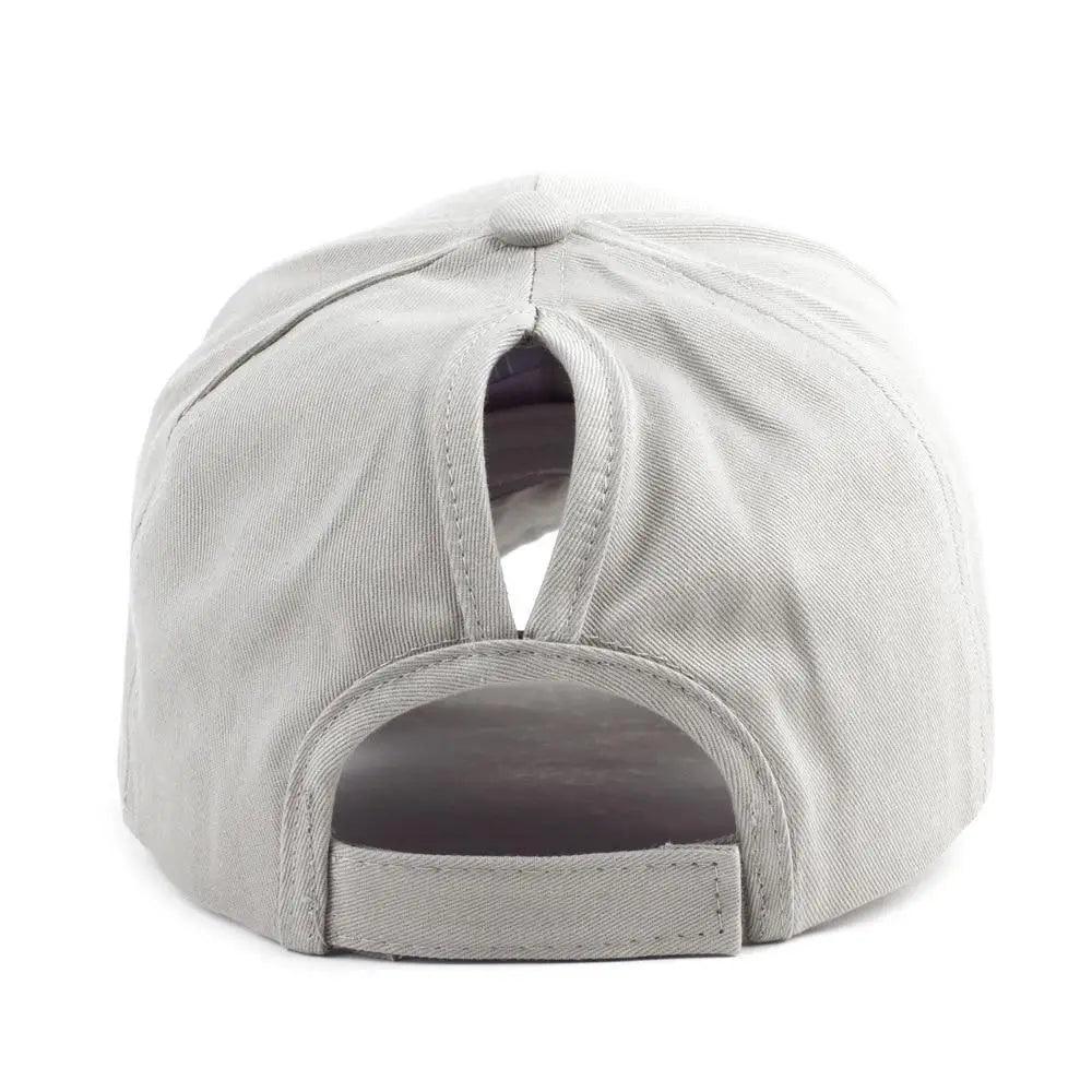 Women's Elegant Glitter Ponytail Baseball Caps