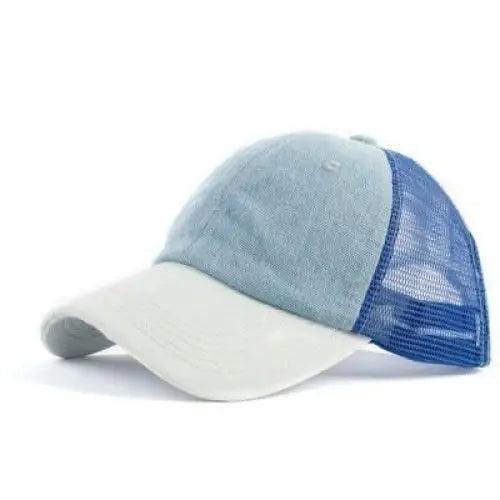 Women's Elegant Glitter Ponytail Baseball Caps