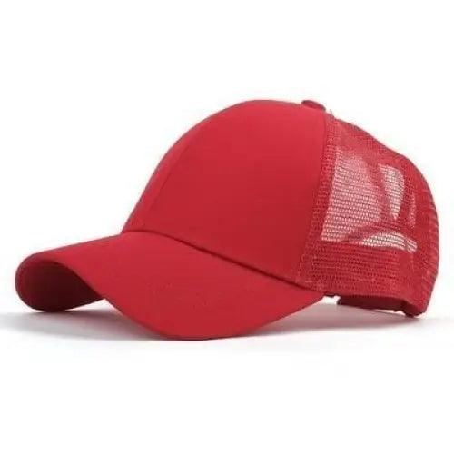 Women's Elegant Glitter Ponytail Baseball Caps