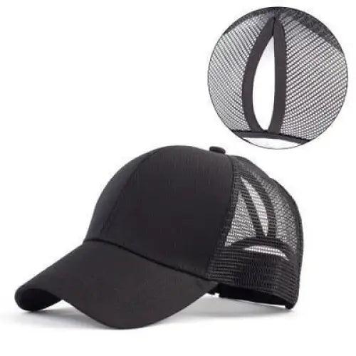 Women's Elegant Glitter Ponytail Baseball Caps