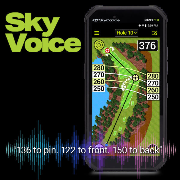 SkyCaddie® PRO 5X Tour Book GPS Rangefinder