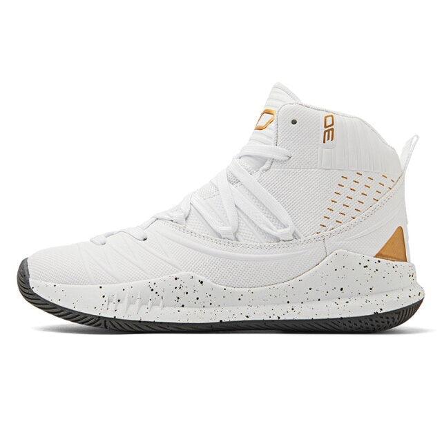Men's Basketball Shoes / Black & White Ankle Boots, Cushioning, Breathable, Outdoor High Quality Men's Sneakers