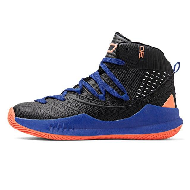 Men's Basketball Shoes / Black & White Ankle Boots, Cushioning, Breathable, Outdoor High Quality Men's Sneakers