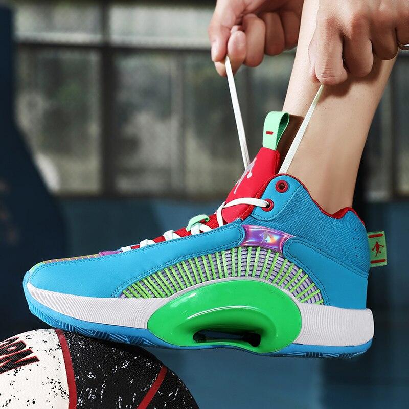 Men's Basketball Shoes / Casual, Breathable, Comfortable, Cushioned, Soft, Outdoor Street Sports Shoes