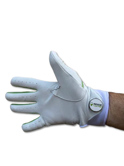 THE BYRD GOLF GLOVE - White/Green