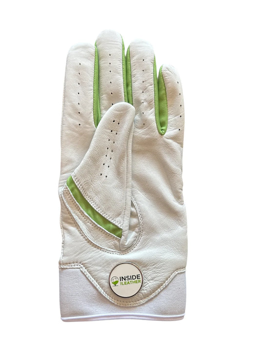 THE BYRD GOLF GLOVE - White/Green