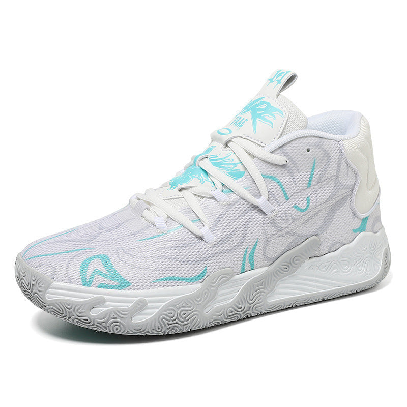 Three Ball, Third-generation Purple MB.03 Men's and Women's Indoor and Outdoor Shock-absorbing and Anti-slip Basketball Shoes